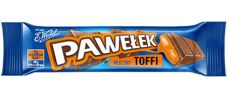 Baton Pawełek Toffi 45G Wedel