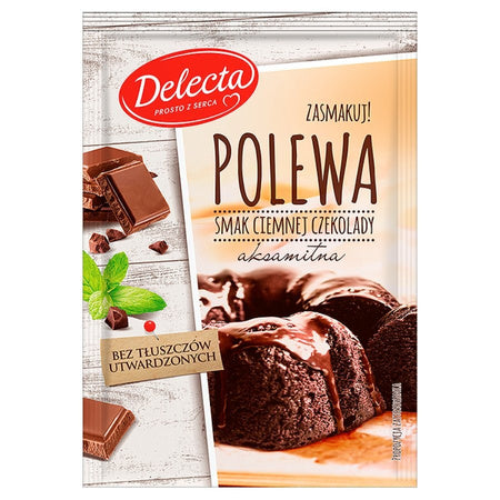 Delecta Polewa smak ciemnej czekolady 100 g