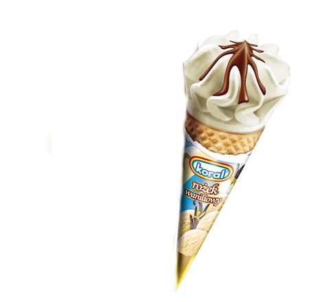 Rożek Koral Waniliowy 110G