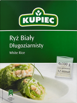 Ryż Kupiec Biały 4x100G